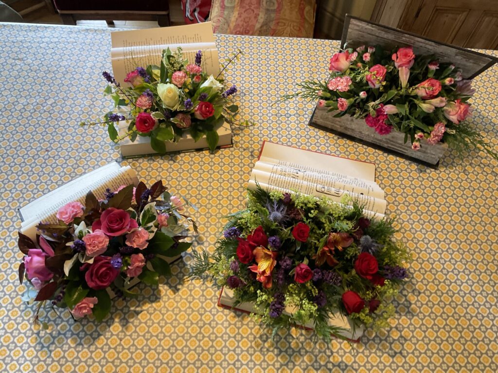 Flowers in a book